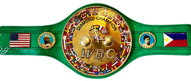 Floyd Mayweather Jr. Signed WBC Diamond Championship Belt (JSA FULL LETTER)