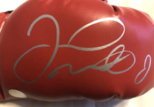 Floyd Mayweather Autographed signed in silver Red Everlast Boxing Glove Certified.