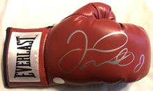 Floyd Mayweather Autographed signed in silver Red Everlast Boxing Glove Certified.