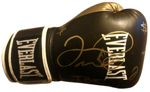 Floyd Mayweather Autographed signed in Gold Black Everlast Boxing Glove Certified.