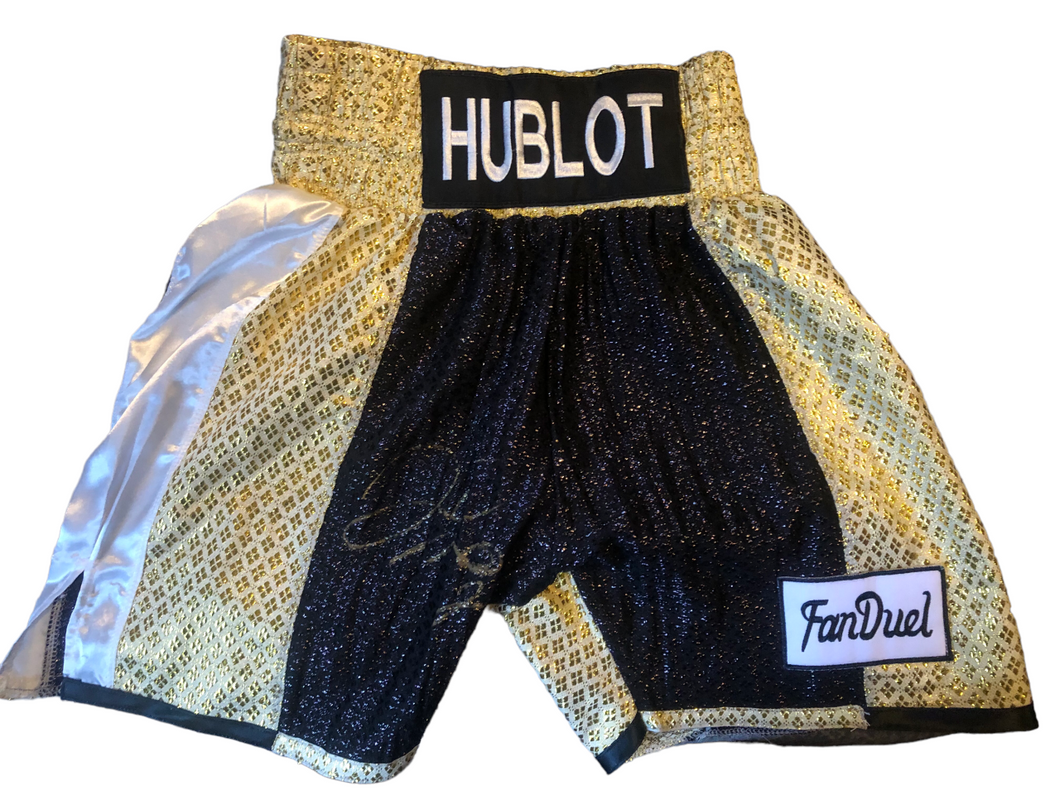 Floyd Mayweather Jr. Rare Autographed Hand signed Boxing Trunks Certif –