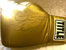 Gennady Golovkin Autographed Huge 22" Title Gold Boxing Glove in Black Signature