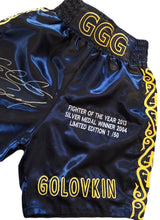 Autographed Gennady Golovkin Triple GGG Custom print Boxing Trunks