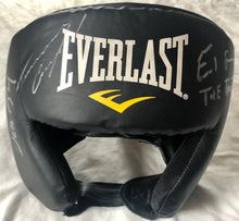 Boxing Headgear autographed by Terence Crawford and Errol Spence Jr. JSA Cert
