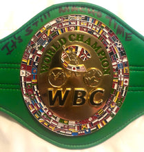 Hector "Machito" Camacho jr. Signed autographed Boxing WBC Championship Mini Belt