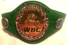 Hector "Machito" Camacho jr. Signed autographed Boxing WBC Championship Mini Belt