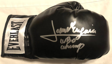 Jaime Munguia signed autographed Red boxing glove, WBO, WBC,