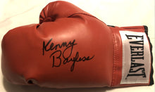 Kenny Bayless Autographed Everlast Boxing Glove in Black signature certified