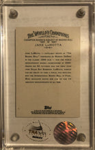 Jake La Motta Signed Autographed Rare Boxing Card Certified