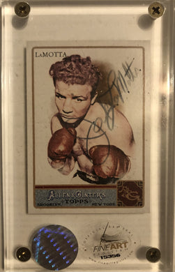 Jake La Motta Signed Autographed Rare Boxing Card Certified