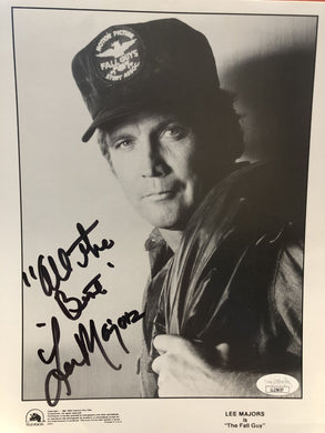 Lee Majors Signed Photo 8x10 The Six Million Dollar Man - COA JSA