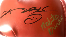 Sugar Ray Leonard & Roberto Duran signed Autographed Everlast Boxing Glove