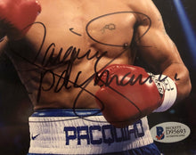 MANNY "PACMAN" PACQUIAO SIGNED 8X10 BOXING PHOTO BECKETT