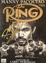 Manny "Pac Man" Pacquiao Autographed signed Limited Edition Ring Magazine