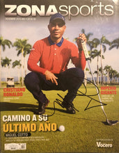 Miguel Cotto autographed authentic black signature Rare Magazine.