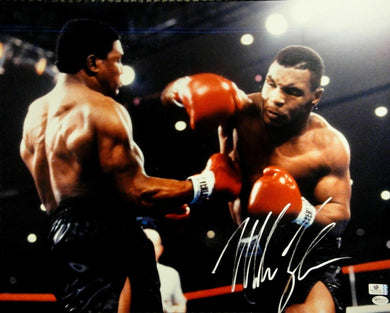 Mike Tyson Hand Signed Autographed 16X20 Photo Punching Boxing Certified OA