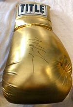 Mike Tyson Autographed Huge 22 inch Gold Boxing Glove