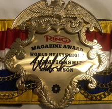 Mike Tyson Autographed Signed Ring Magazine Heavyweight Championship Belt