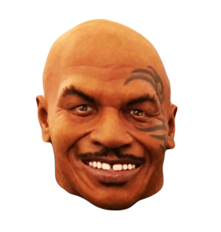 Mike Tyson Realistic heavy duty Silicone Mask Ultra Realistic with real hair.