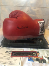 Muhammad Ali Autographed Red Everlast Old Vintage Boxing Gloves COA