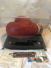 Muhammad Ali Autographed Red Everlast Old Vintage Boxing Gloves COA