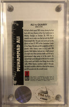 Muhammad Ali Autographed Signed in black Rare Boxing Card Certified.