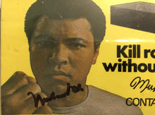 Muhammad Ali signed Rare PSA Roach Traps Vintage Autographed Boxing memorabilia