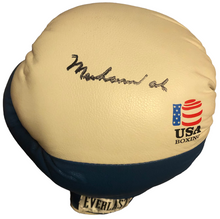 Muhammad Ali Rare USA White & Blue Autographed Signed Boxing Glove Certified.