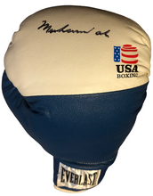 Muhammad Ali Rare USA White & Blue Autographed Signed Boxing Glove Certified.