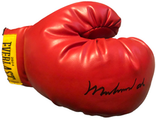 Muhammad Ali Vintage yellow label Rare autographed Everlast signed Boxing Glove Certified.