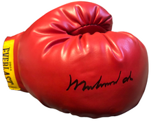 Muhammad Ali Vintage yellow label Rare autographed Everlast signed Boxing Glove Certified.