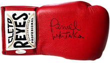Pernell Whitaker Signed Red Rare Reyes Boxing Glove JSA