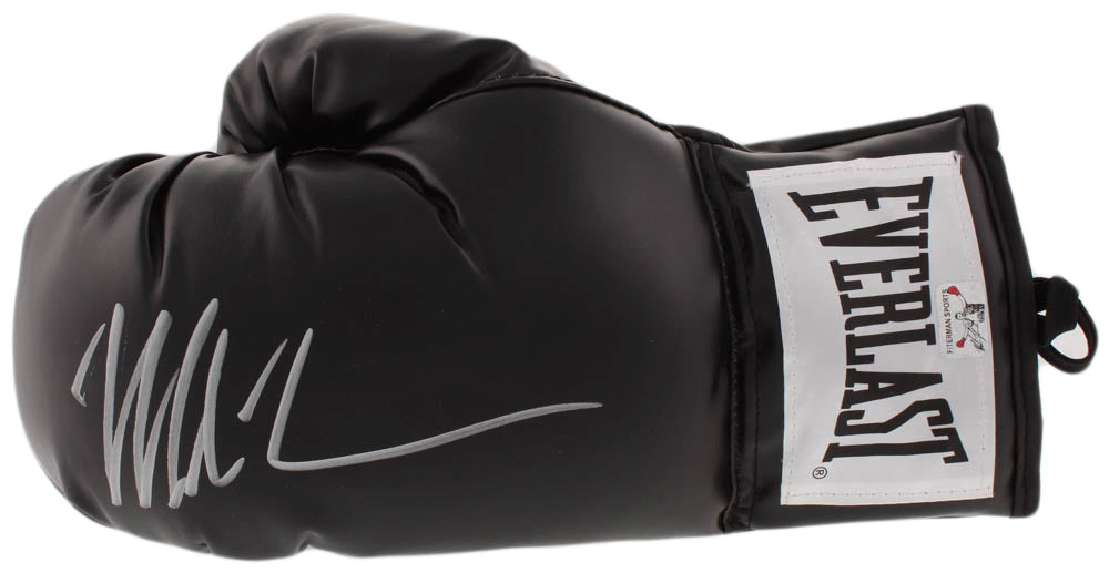 Mike Tyson Signed Everlast Black Boxing Glove (Fiterman Sports Hologra –