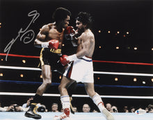 Sugar Ray Leonard Signed 11x14 Photo (Beckett COA)