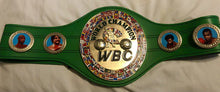 Roberto Duran Hands of Stone Autographed WBC Custom Championship Full Size Belt Photo proof