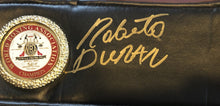 Roberto Duran & Sugar Ray Leonard Autographed WBA Championship Full Size Belt