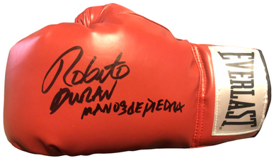 Roberto Duran Hands of Stone Autographed signed Boxing Everlast Glove