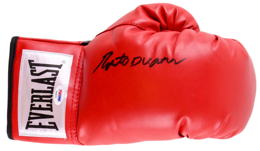 Roberto Duran Signed Everlast Boxing Glove (PSA COA)