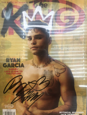 Ryan Garcia Signed Boxing Ring Magazine 