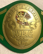 Sugar Ray Leonard Autographed Vintage ADIDAS WBC Championship full size Boxing Belt