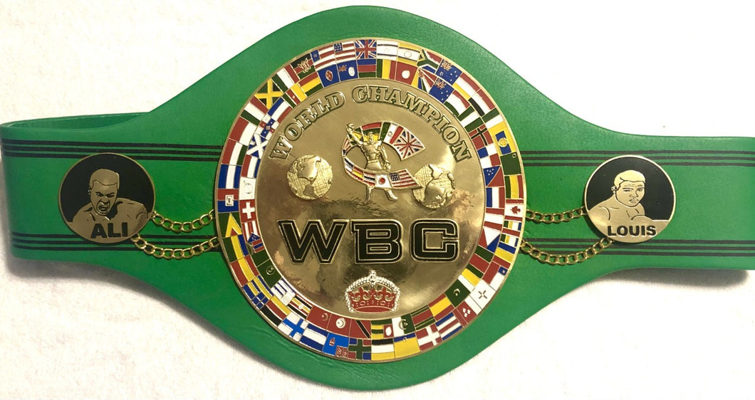 Sugar Ray Leonard Autographed Vintage WBC Championship full size Boxing Belt