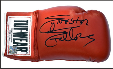 Sylvester Stallone Autographed signed authentic Red Boxing Glove COA