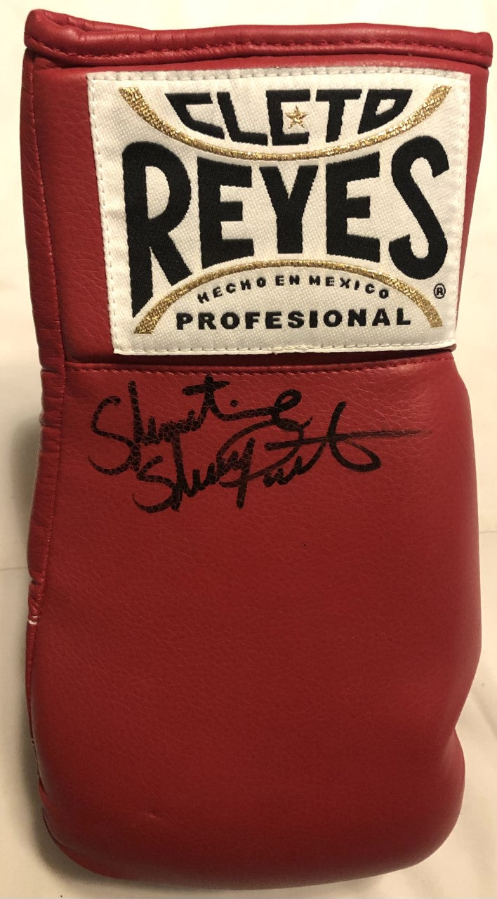 Shawn Showtime Porter Signed Red Reyes Rare Autographed boxing glove