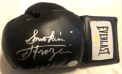 Smokin' Joe Frazier Black Autographed Signed Everlast Boxing Glove Rare Certified