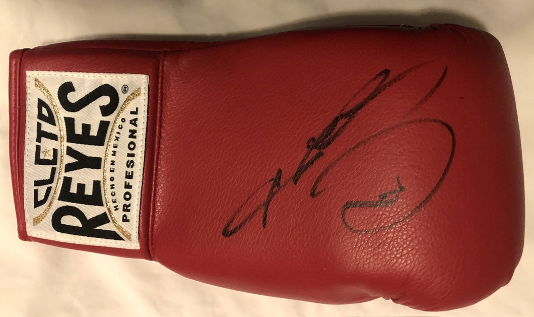 Sugar Ray Leonard signed Autographed Reyes Boxing Glove