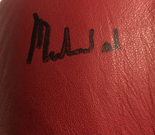 Muhammad Ali & Ray Leonard Autographed signed Boxing Headgear Bold Signature Cert