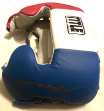 Muhammad Ali & Ray Leonard Autographed signed Boxing Headgear Bold Signature Cert