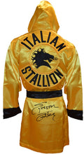 Sylvester Stallone Autographed ROCKY III Italian Stallion Boxing Robe ASI Certified