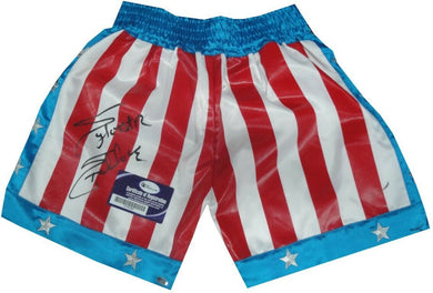 Sylvester Stallone Signed Autographed USA Boxing Shorts Trunks Rocky OA