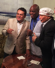 Roberto Duran vs Iran Barkley Custom Boxing Trunks Autographed in Silver Signature